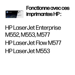 HP 508X toner LaserJet Noir grande capacité authentique — vue 1