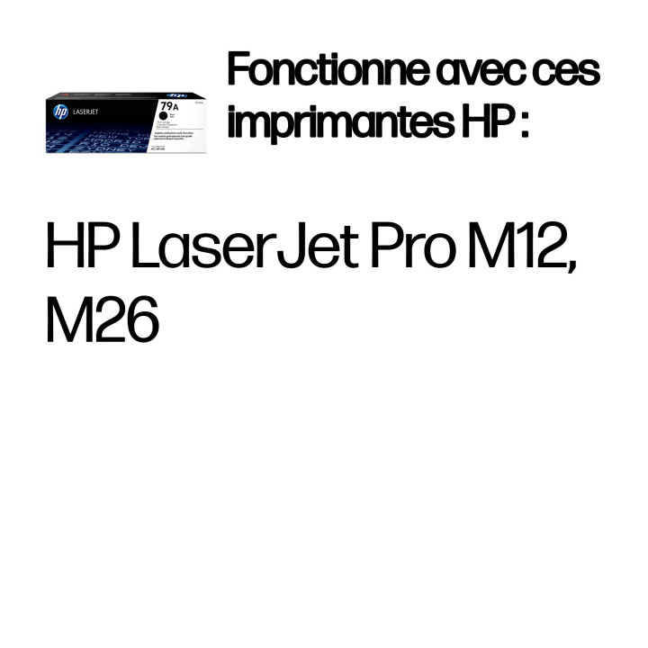 HP Cartouche de toner LaserJet 79A noir originale — vue 2