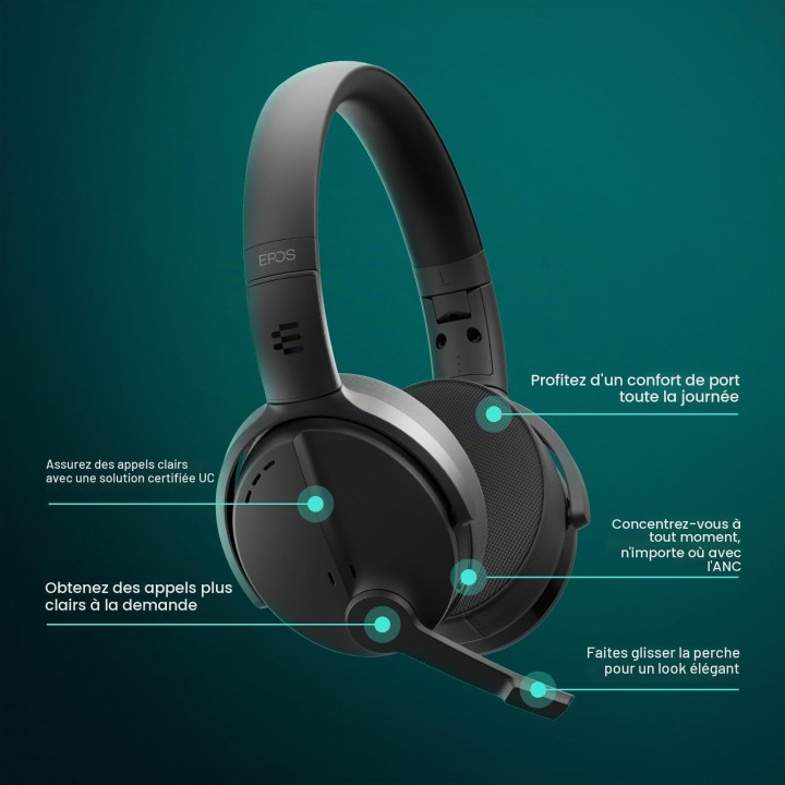 EPOS ADAPT 560 II — casque — vue 2