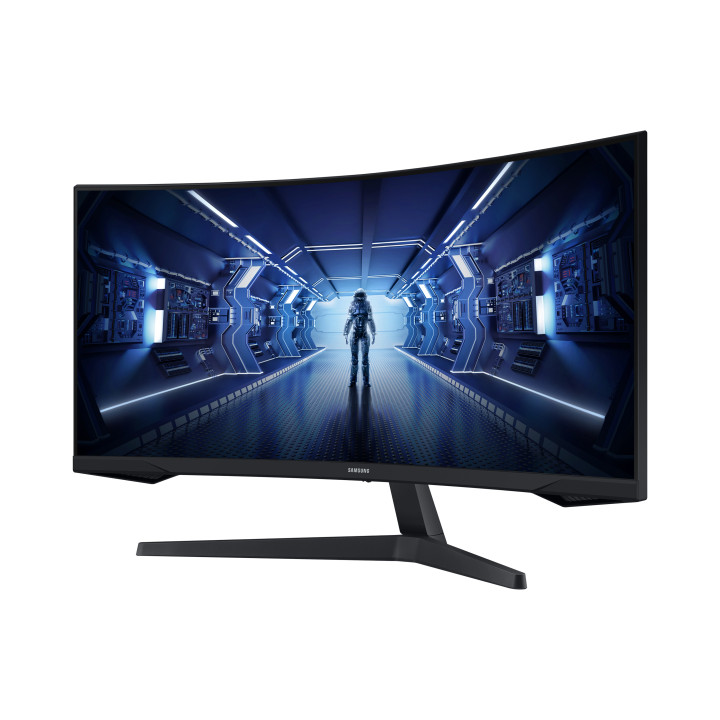 Samsung G55T écran plat de PC 86,4 cm (34") 3440 x 1440 pixels UltraWide Quad HD LED Noir — vue 3