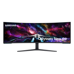 Samsung G95NC écran plat de PC 144,8 cm (57") 7680 x 2160 pixels Dual UHD LED Noir, Blanc — vue 1