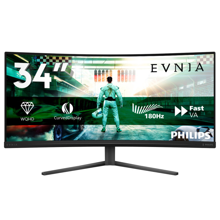 Philips Evnia 34M2C3500L/00 écran plat de PC 86,4 cm (34") 3440 x 1440 pixels Wide Quad HD LCD Noir — vue 2