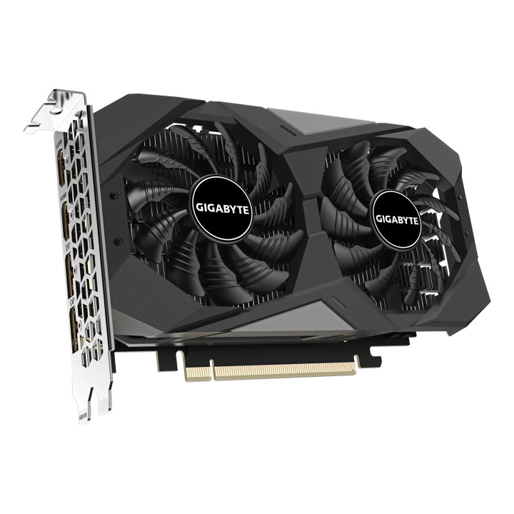 GIGABYTE GeForce RTX 3050 WINDFORCE OC V2 6G NVIDIA 6 Go GDDR6 — vue 3