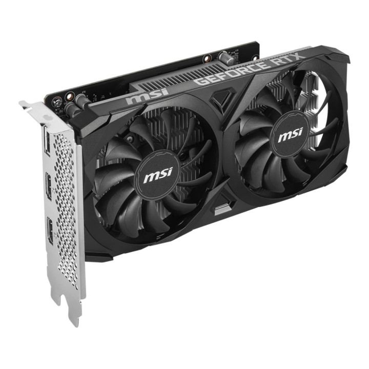 MSI VENTUS GeForce RTX 3050 2X E 6G OC NVIDIA 6 Go GDDR6 — vue 4