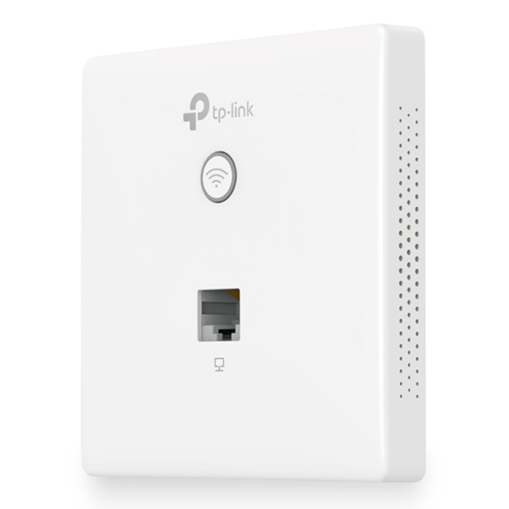 TP-Link Omada EAP115-Wall 300 Mbit/s Blanc Connexion Ethernet, supportant l'alimentation via ce port (PoE) — vue 1