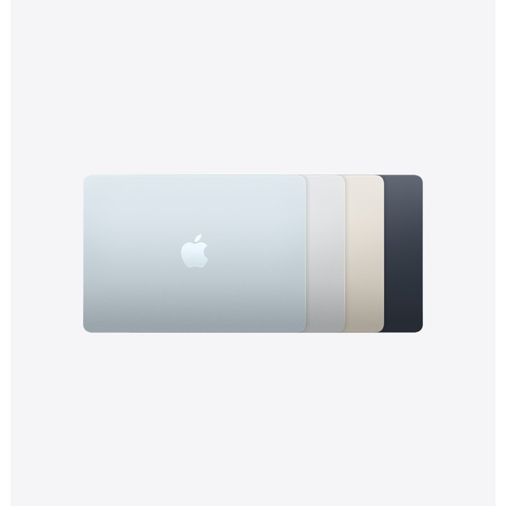 Apple MacBook Air 13 — Apple M5, 24 Go, 1 To SSD, bleu ciel — vue 3