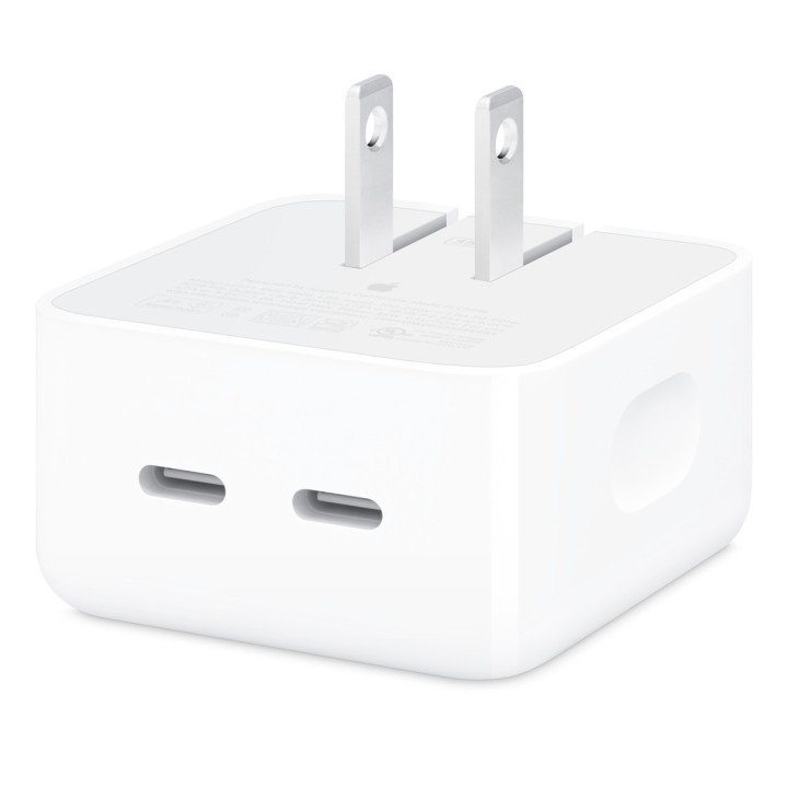 Apple Adaptateur secteur double port USB-C 35 W — vue 2