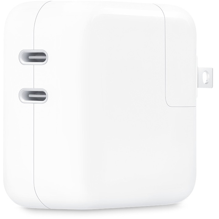 Apple Adaptateur secteur double port USB-C 35 W — vue 3