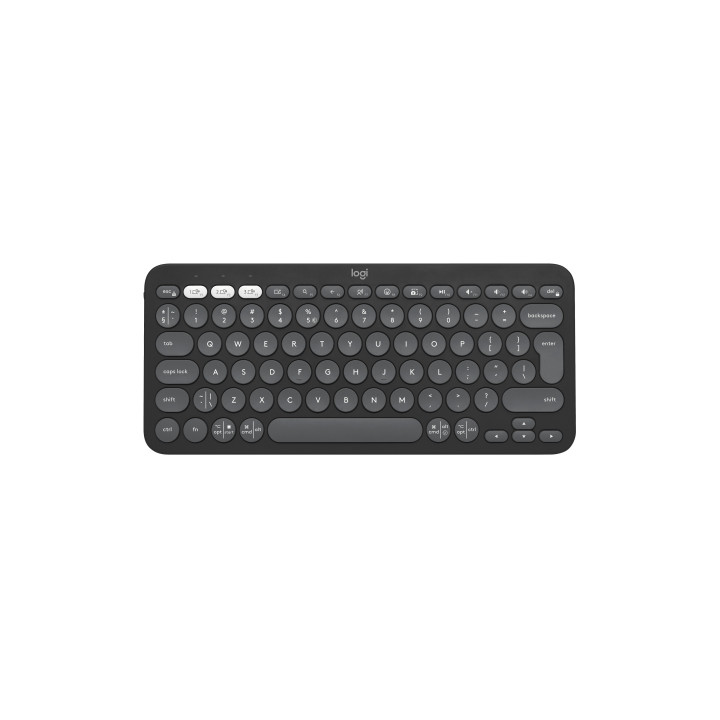 Logitech Pebble Keys 2 K380s — clavier Bluetooth — vue 1