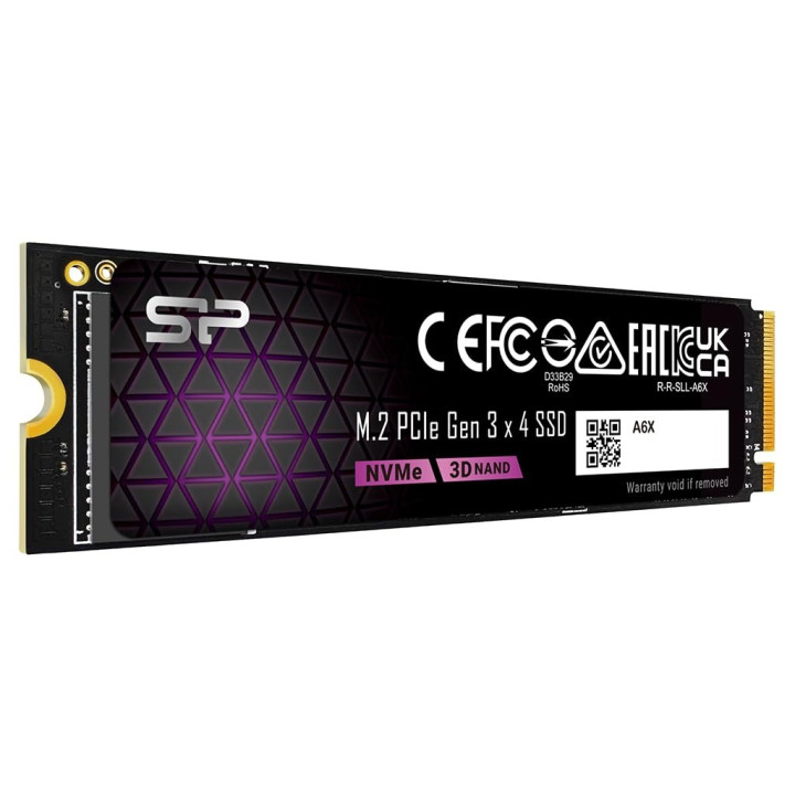 Silicon Power P34A60 256 Go — SSD NVMe M.2 — vue 1