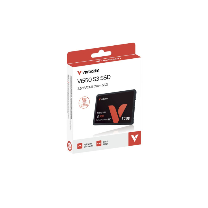 Verbatim Vi550 512 Go — SSD 2,5" SATA — vue 2
