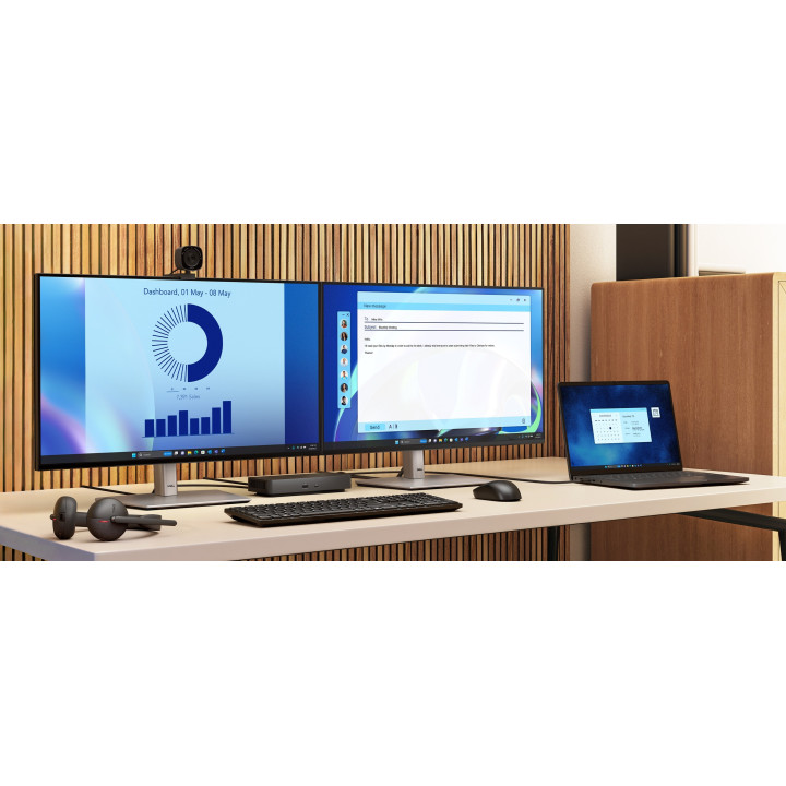 Dell WD25 — station d’accueil USB-C 100 W — vue 3