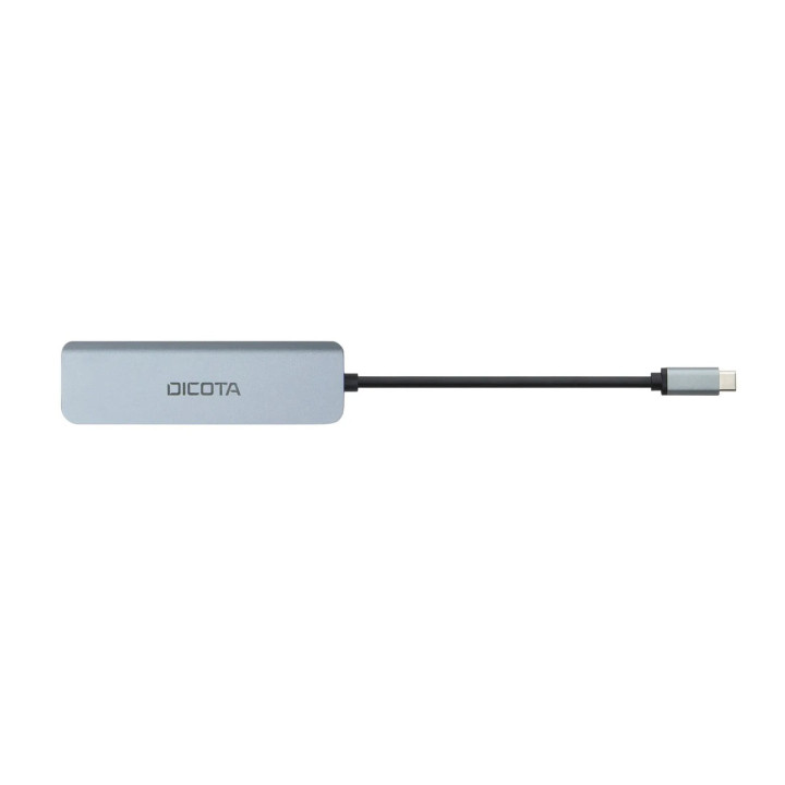Dicota USB-C 5-en-1 — hub vidéo HDMI 4K, charge PD 100 W — vue 3