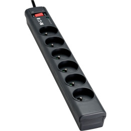 Eaton Protection Strip 6 FR — Multiprise parafoudre 6 prises avec interrupteur