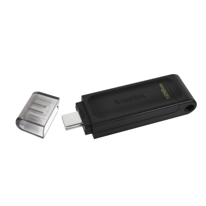 Kingston DataTraveler 70 — 128 Go, USB-C — vue 4