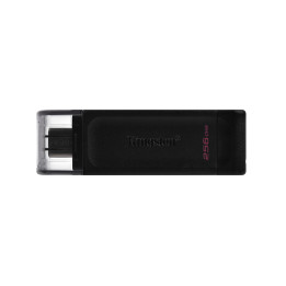 Kingston DataTraveler 70 — 256 Go, USB-C — vue 1
