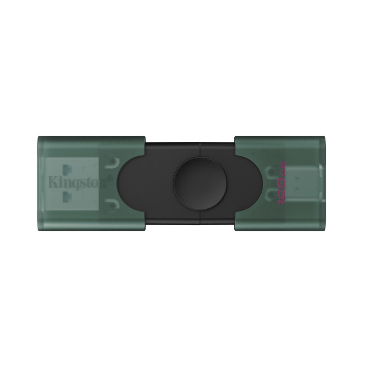 Kingston DataTraveler Duo Gen 2 — 128 Go, USB-A et USB-C — vue 1