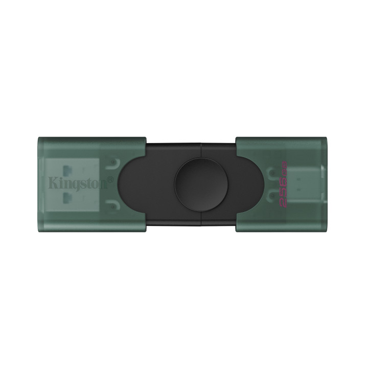 Kingston DataTraveler Duo Gen 2 — 256 Go, USB-A et USB-C — vue 1