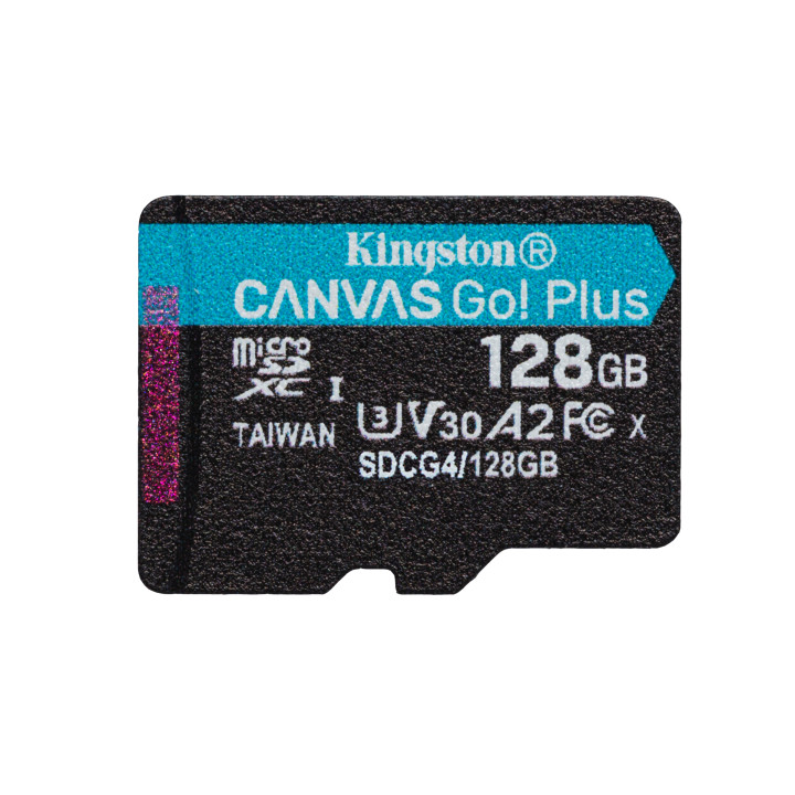 Kingston Canvas Go! Plus Gen 4 — 128 Go, microSDXC — vue 2