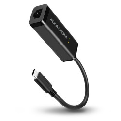 Axagon ADE-SRC — Adaptateur réseau USB-C 3.1 vers RJ45 Gigabit alu