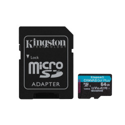 Kingston Canvas Go! Plus Gen 4 — 64 Go, microSDXC