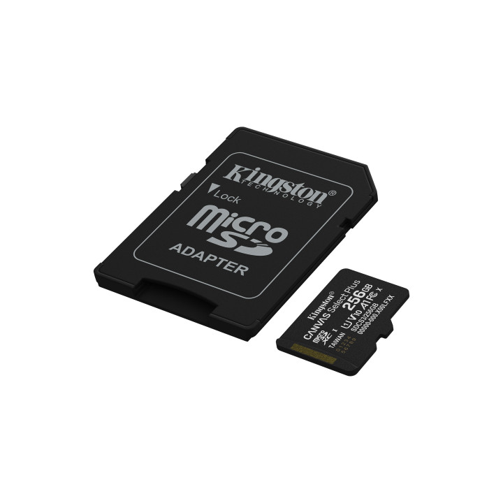 Kingston Canvas Select Plus Gen 3 — 256 Go, microSDXC — vue 2