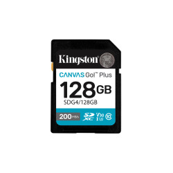 Kingston Canvas Go! Plus Gen 4 — 128 Go, SDXC