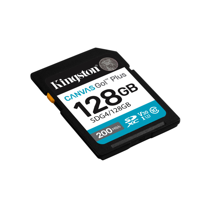 Kingston Canvas Go! Plus Gen 4 — 128 Go, SDXC — vue 2