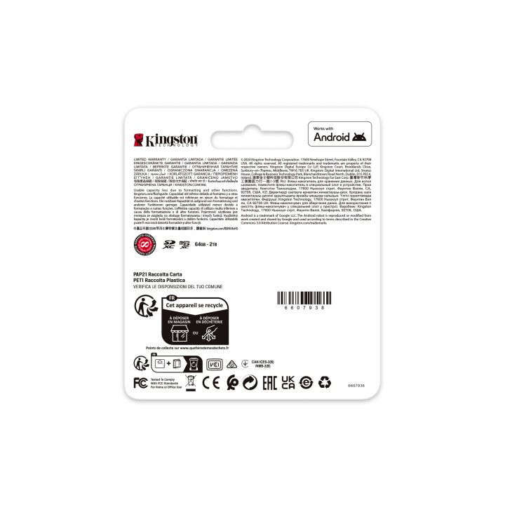 Kingston Canvas Go! Plus Gen 4 — 64 Go, SDXC — vue 4