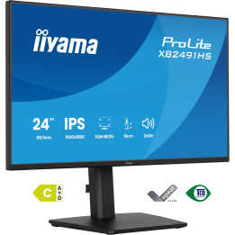 Iiyama ProLite XB2491HS-B1 — Écran bureautique 24" IPS Full HD pied réglable