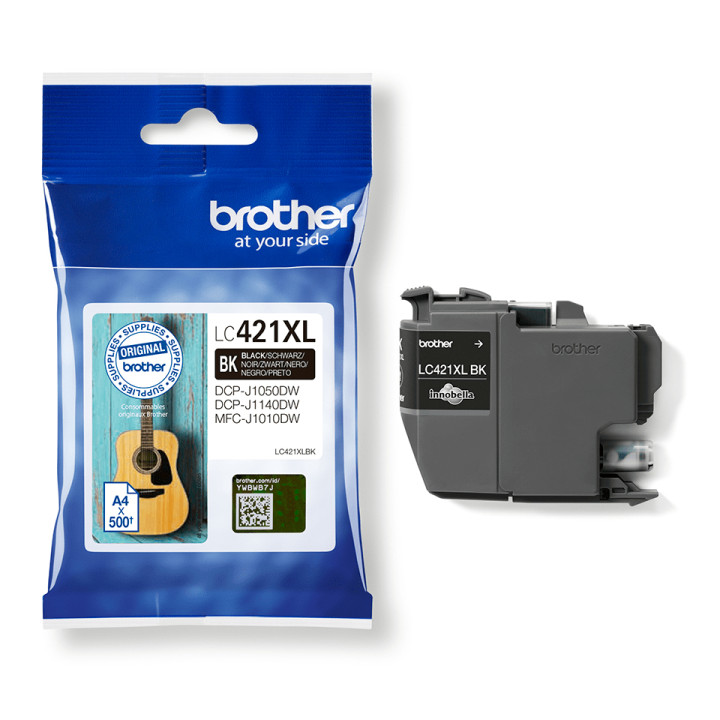 Brother LC421XLBK Cartouche d'encre originale – Noire — vue 3