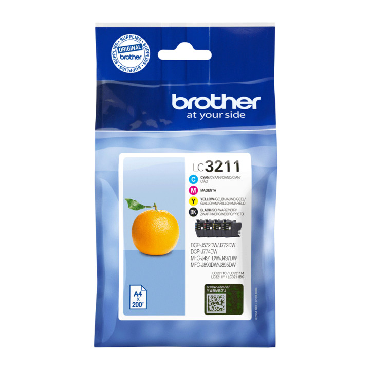 Brother LC3211VAL - Pack de cartouches d'encre originales — vue 1