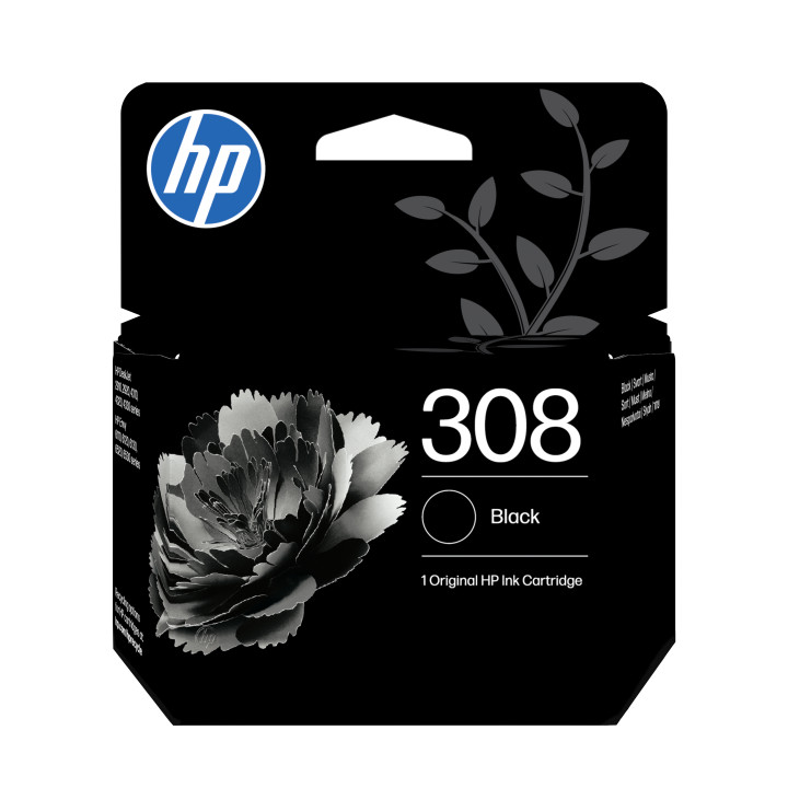 HP 308 Cartouche d’encre authentique Noir — vue 1