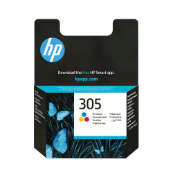 HP Cartouche d'encre trois couleurs 305 authentique — Cartouche d'encre trois couleurs (cyan, magenta, jaune)
