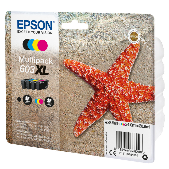 Epson Multipack 4-colours 603XL Ink — vue 1