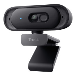Webcam professionnelle 2K Quad HD Trust Tomar avec double microphone et trépied