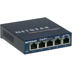 Netgear ProSAFE GS105 — Switch Gigabit 5 ports, boîtier métal