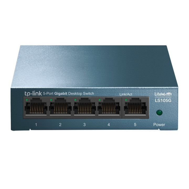 Switch réseau Ethernet Gigabit TP-Link TL-LS105G 5 ports boîtier métallique