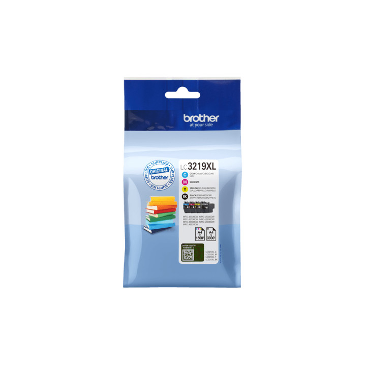 Brother Pack de cartouches d'encre LC3219XLVALBP originales — vue 3