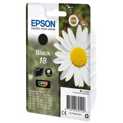 Epson Daisy Encre noire Claria Home Pâquerette 18 — Cartouche d'encre noire, 175 pages