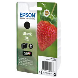 Epson Strawberry Singlepack Black 29 Claria Home Ink — Cartouche d'encre noire, 175 pages