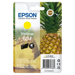 Epson Singlepack Yellow 604 Ink — Cartouche d'encre jaune, 130 pages