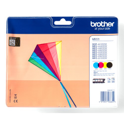 Brother LC-223VALBP — Pack de 4 cartouches d'encre (noir, cyan, magenta, jaune)
