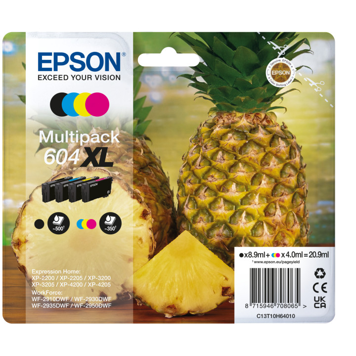 Epson Multipack 4-colours 604XL Ink — vue 1