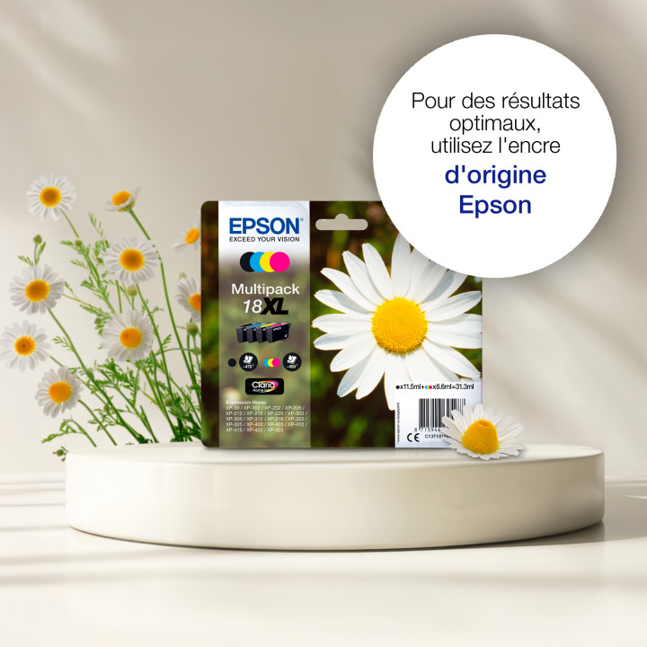Epson Daisy Encre Claria Home multipack 4 couleurs Pâquerette 18 — vue 4