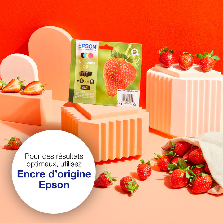 Epson Strawberry Singlepack Cyan 29 Claria Home Ink — vue 3