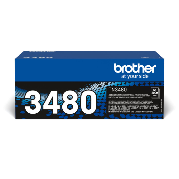 Brother Cartouche de toner TN-3480 originale – Noir — vue 1