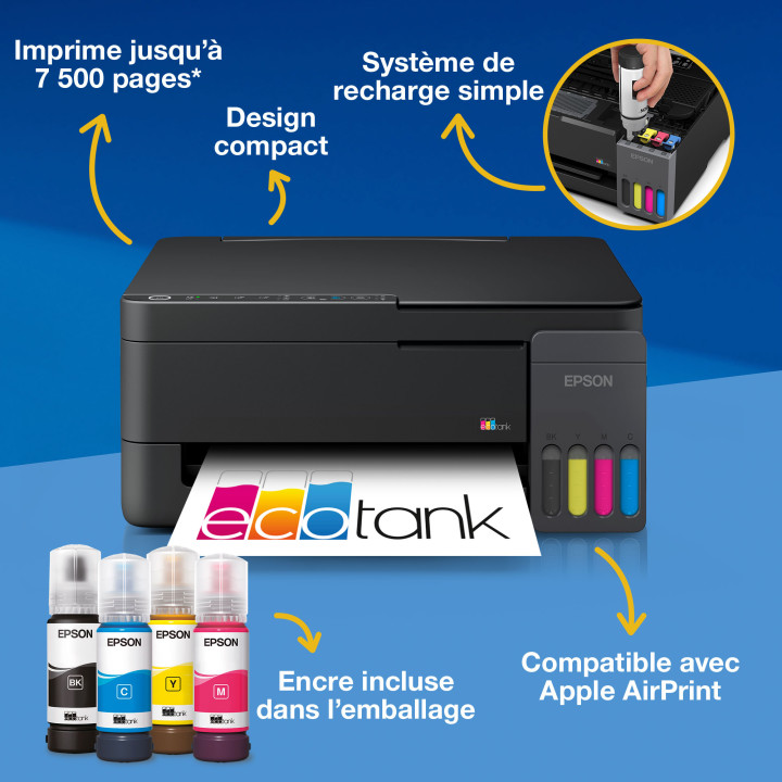 Epson EcoTank ET-2910 — vue 3