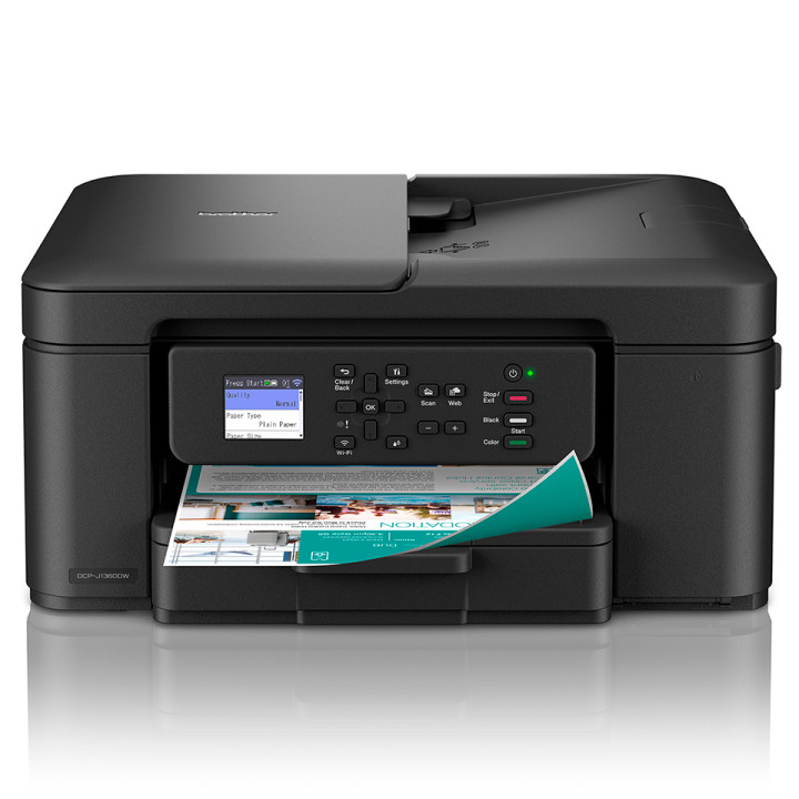 Brother DCP-J1360DW Imprimante à jet d'encre compacte sans fil 3-en-1 — vue 1