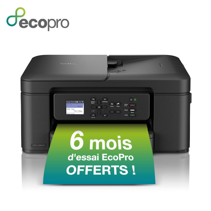Brother DCP-J1360DW Imprimante à jet d'encre compacte sans fil 3-en-1 — vue 2
